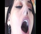 Cum up my fucking nose! from naso sexxx