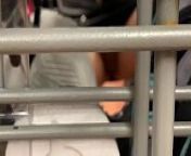 A Real Freak Recording a Hot chick at Walmart - from girl fight no panties