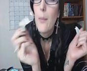 Teaser Clip! Goth BBW Tattooed becomes Detention Aide and Seduces Teacher to do Her Bidding Femdom Fetish from my stepmother bids me good night with a good blowjob