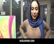MuslimTabu - Arab teen stepsister Dania Vegax left her stepbrother with blue balls from vidio blu sex arab actress