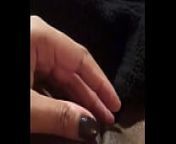 Ebony rubs wet pussy from wet rubbing pussy