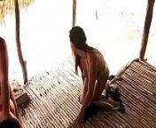 Orgy in the Caribbean beach hut from mona lisa hot bikiniehen ki chudai khet me video