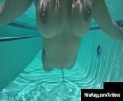 Soaking Wet Nina Kayy Fingers Fucks Pussy Under Water! from kerri waters nude video dildo shower