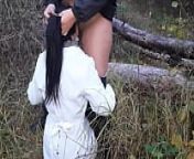 Fucked and cum in the mouth of a nurse in a public place - Lesbian Illusion Girls from lesbian illusion in the forest