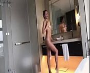 Sexy Paulina Passionate Fucking her Pussy in Bathroom from www asian wathers