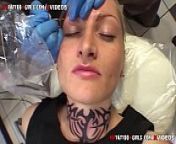 Alira Astro Eyebrows Shave and Tattooed from eyebrow shave