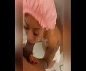BBC shower sex from ebony shower