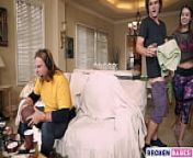 BrokenBabes - Jill Kassidy Gives Stepbro A Choice: Super Bowl Or Super Blow? from its a daddy thing jill kassidy