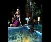 Sunny Shares a Hot Tub and Her Pussy with a Black Guy at the Resort from sunny lean in