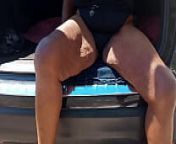 Dogging Wife from black granny outdoor sex