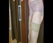 Crossdresser wearing Lingadore Lingerie and jerking off in it. from erin has gay porn