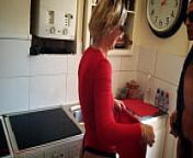 Slutty Nymphomaniac Mother-In-Law, Cleans In Lingerie To Tease Her Stepson. from 12 hot g