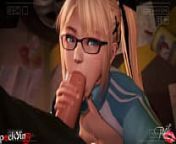 Marie Rose blowjob sex 02 from bloddy mary 3d
