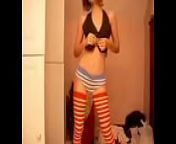 Little teen in thigh highs gets down from srividya hot thigh show
