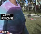 Kriss Hotwife Com Top Transparente Sem Suti&atilde; Fazendo Uma Caminhada Na Praia Bem Puta e Gostosa from sheer dress no bra