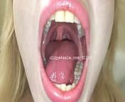 Vore and Mouth Fetish from long uvula