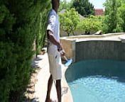 Pool Cleaner and Golf Instructor with BBCs DP Blonde Golf Nympho Lola Taylor GP2527 from daylight pool