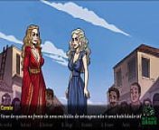 Game of whores ep 24 Dany, Sansa e Cersei Cavalgando com Dildo from nude milf riding dildo and squirting