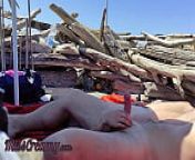 Risky Public Blowjob on the Canary Beach Almost caught - MissCreamy from nude teens in boat
