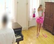Trailer#1 Gina Gerson - Petite and Young Blonde Russian Ballet Dancer seduces teacher with her best Blowjob from 俄罗斯代孕产子最好的 微信10951068 1225l