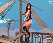 The Hottest Pole Dance Ever - 3D Animation by Chikipiko from pole sxe 3gpxxnhd