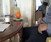 I take the risk of getting my cock out in front of my pregnant stepmother!!! SEE HER REACTION!!! from arab suadi cuckold wife taking
