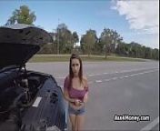 Fucking wrecked big tit in car from car fuck amateur car fuck