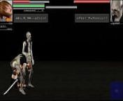 Aya girl hentai having sex with zombies men in The hounds of the Blade hentai new gameplay from zombie girl soldier men