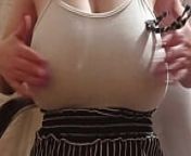 Exciting big natural breasts in the office - DepravedMinx from big boobs op