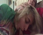 Morning blowjob leads to facial for blonde teen from youtube sabina porn