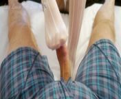 Japanese Uncensored Girl in White Nylon Footjob POV BJ Feet View from ethioxx