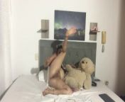 Naughty girls move their ass on all fours and dance in their room and play with their dildo from endian move saxsi girls dancing naked stage show video