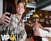 SHAME4K. Dude takes selfies with nude mature woman and seduces her on sex from home nudist
