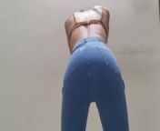 I was SO NEVOUS for ANAL I had an ACCIDENT in my JEANS! from desi aunty fucking on her badngla beby