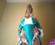 RAINBOW MIKA HORNY TALKING DIRTY DOING STRIPTEASE - BLONDIE FESSER from street fighter
