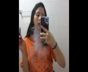 Smoking sexy from sexy girl selfie video 2