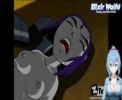 VTUBER Hentai Reacts: Teen Titans Sladed from rabina totan