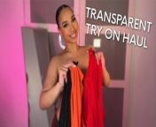 Transparent Clothes Try On Haul | BabygirlHazel from cid purvi nude breast