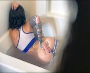 Swim Team Captain Turns Bathtub into Jacuzzi! PREVIEW!! (Voyeur, Bath Farts from voyeur bath 18