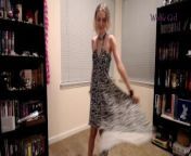 Skinny Blonde Tries on all her Dresses - Wolfiegirl from very sexy anuty sarvent romance her ownner