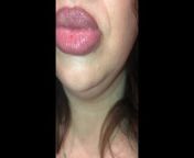 Mommy applies lipgloss to DSL from japanese femdom spit kiss