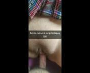 I double cumming in your girlfriend's unprotected womb! [Cuckold.Snapchat] from england bf video
