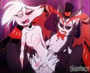 Hazbin Hotel Gay Animation Angel Dust x Husk from yaoi hentai preview anime