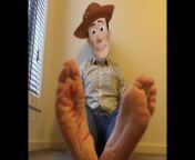You got a fuck friend in me - Sexy cowboy feet to give you a hard Woody! - MANLYFOOT from para movie me