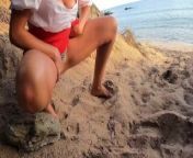 PUBLIC I jerk off a man at the beach and I piss a voyeur watching us in a kayak he has to jerk off from kajak 3gp xxxvidoesdownload