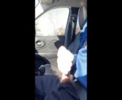 Masturbating while driving. Risky jerking off with huge cumshot driving car. from 推荐网址6262116yx cc6060 火博体育足球 szg