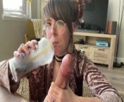 Bubble Tea POV Blowjob Girlfriend Experience - Fanclub Exclusive from porn young aunty