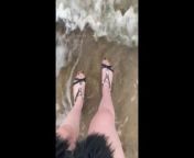 Having a dip in the sea with my Sandals on from zee bangla dip jala jai day porn sex videos mom son