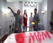 Painters With Big Black Cock Pound Horny Mom Aria Khaide In Front Of Her Stepson from mom in front of son