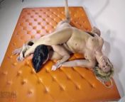 Hardcore Sexfight - tied up Brunette humiliated by aggressive blonde from sex tub 8 peblik